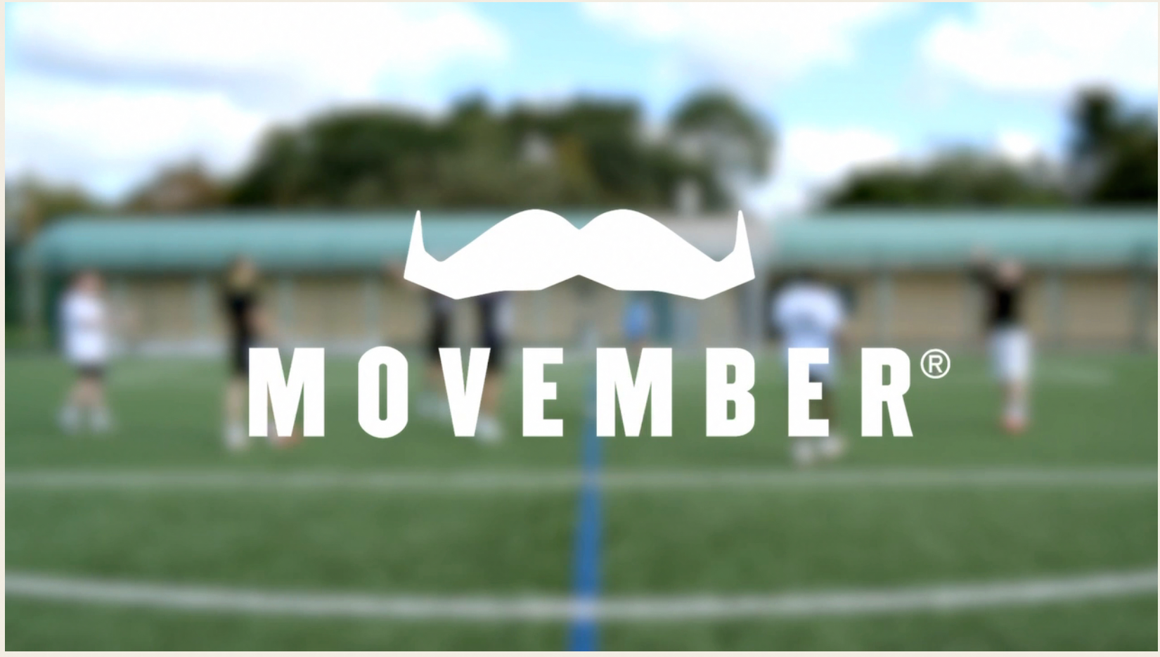 Movember campaign mock-up